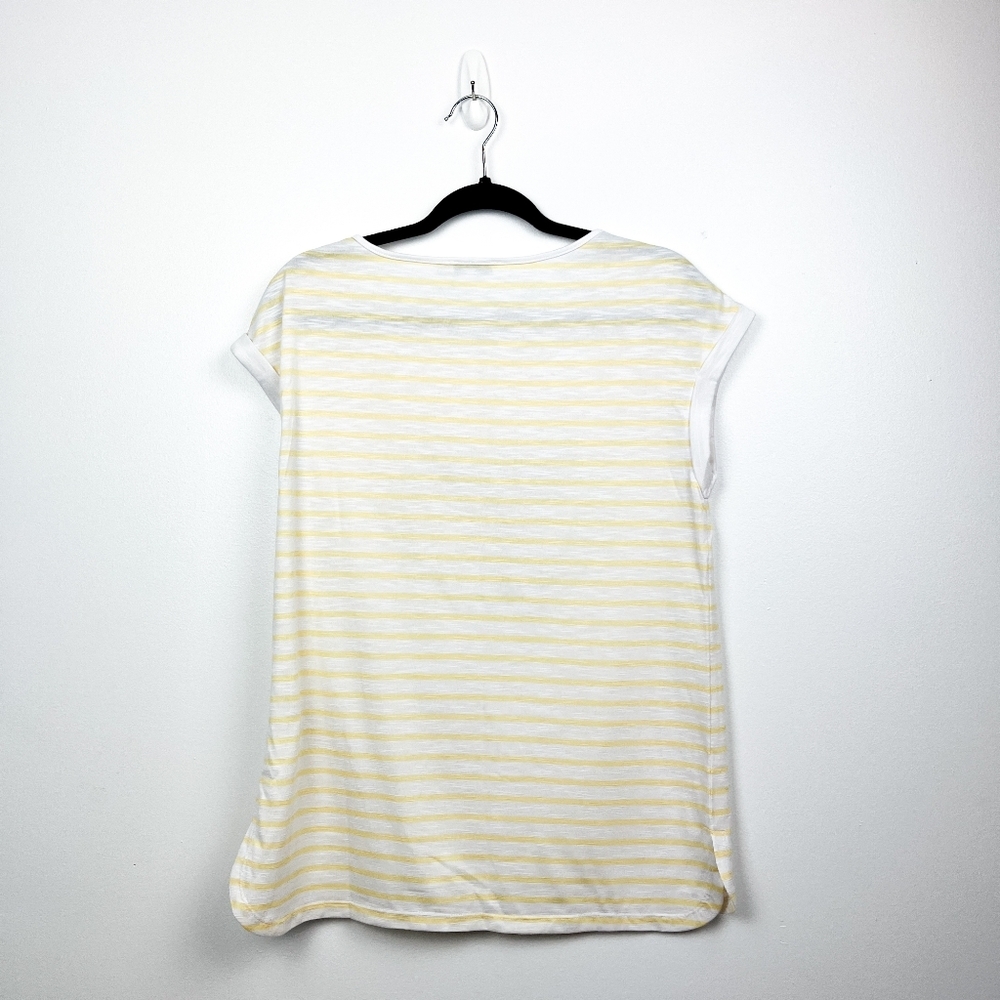 Ricki's Yellow & White Striped "Lemonade" Tee - Picture 4 of 8